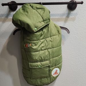 Old Navy Dog Jacket Green Size Medium
